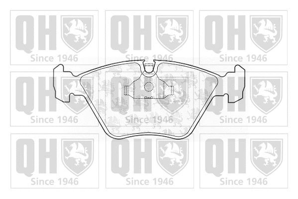 Brake Pad Set, disc brake (BP473)