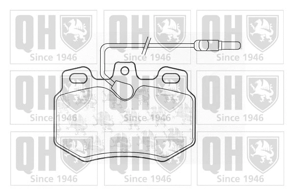 Brake Pad Set, disc brake (BP407)