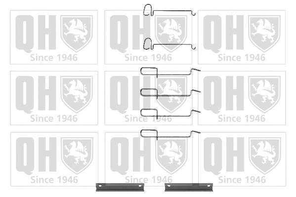 Accessory Kit, disc brake pad (BFK756)