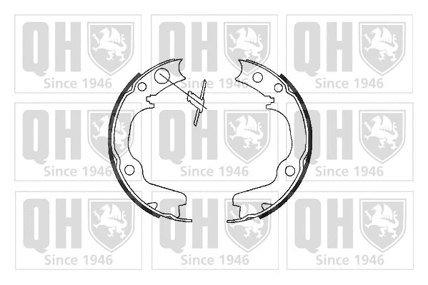 Brake Shoe Set, parking brake (BS1097)
