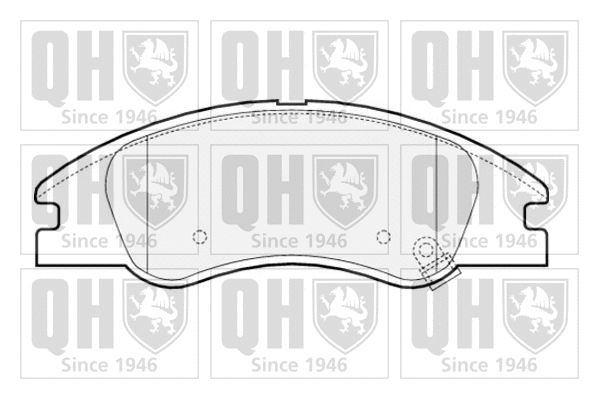 Brake Pad Set, disc brake (BP1514)