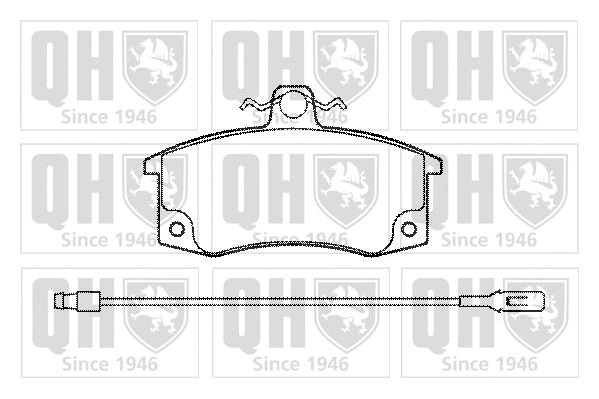 Brake Pad Set, disc brake (BP1185)