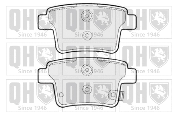 Brake Pad Set, disc brake (BP1715)