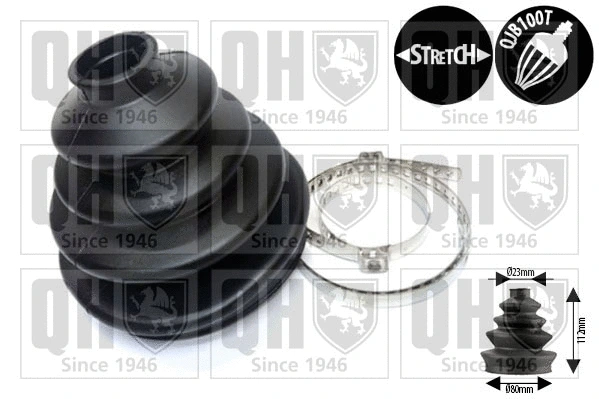 Bellow, drive shaft (QJB8040)
