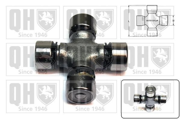 Universal Joint, differential pinion gear (QL528)