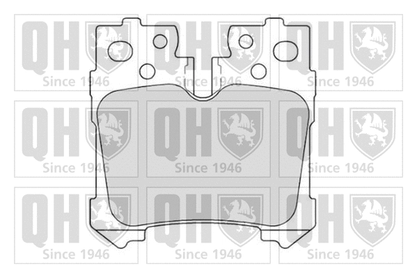 Brake Pad Set, disc brake (BP1724)