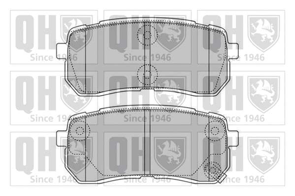 Brake Pad Set, disc brake (BP1599)