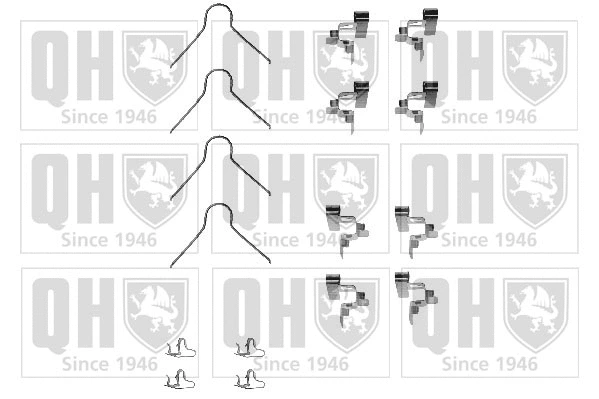 Accessory Kit, disc brake pad (BFK787)