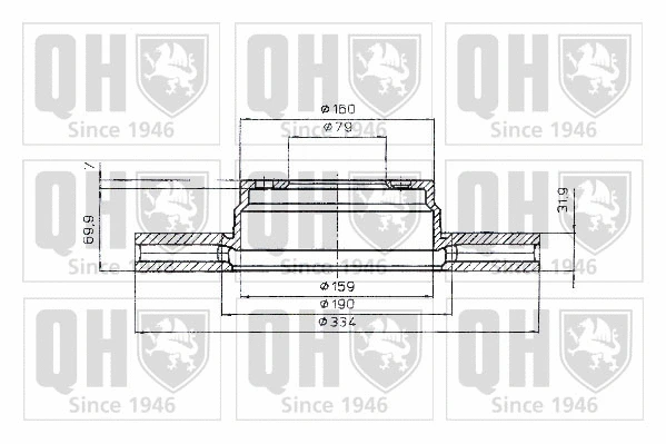 Brake Disc (BDC4785)