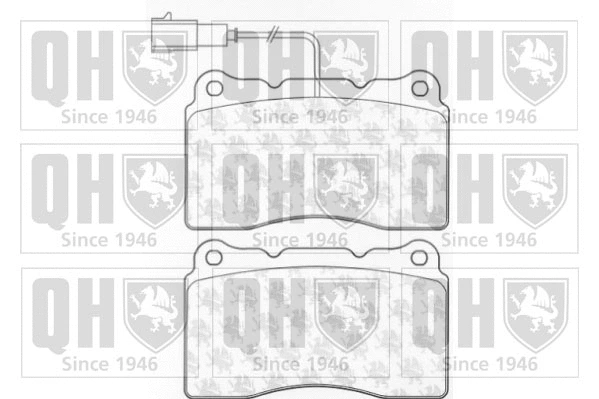 Brake Pad Set, disc brake (BP1080)