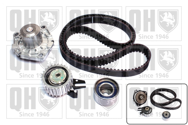 Water Pump & Timing Belt Kit (QBPK7980)