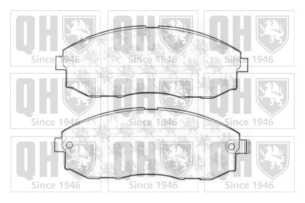 Brake Pad Set, disc brake (BP1192)