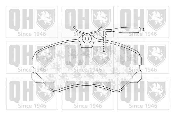 Brake Pad Set, disc brake (BP540)