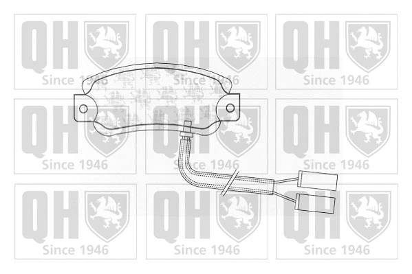 Brake Pad Set, disc brake (BP529)