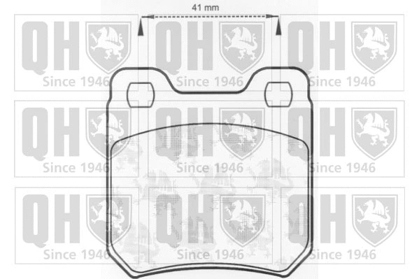 Brake Pad Set, disc brake (BP482)