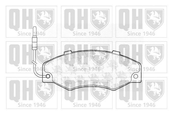 Brake Pad Set, disc brake (BP457)