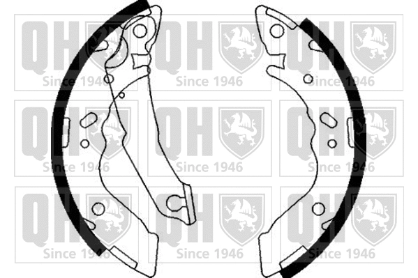 Brake Shoe Set (BS1076)