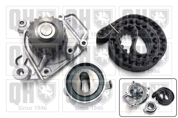 Water Pump & Timing Belt Kit (QBPK2180)
