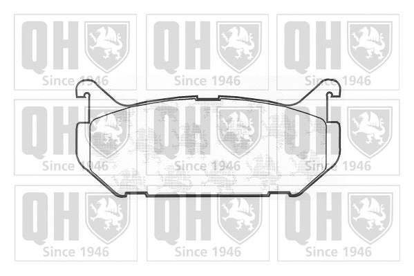 Brake Pad Set, disc brake (BP762)