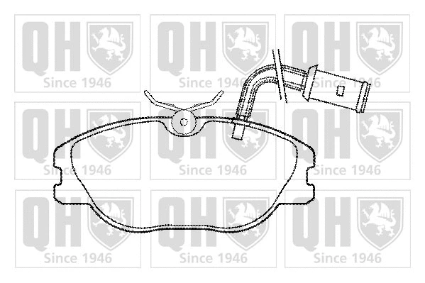 Brake Pad Set, disc brake (BP460)