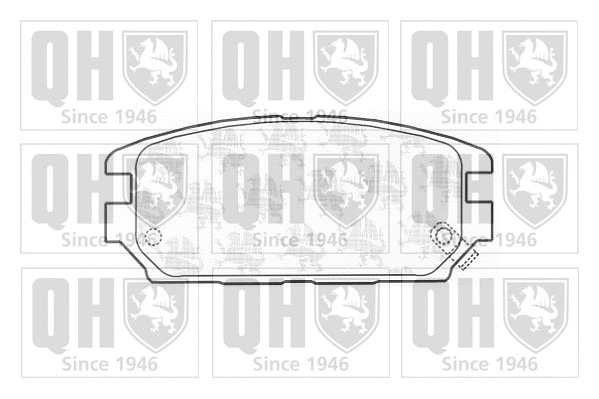 Brake Pad Set, disc brake (BP1163)