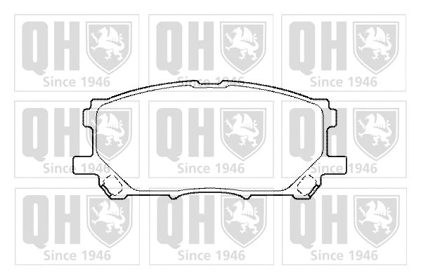 Brake Pad Set, disc brake (BP1467)