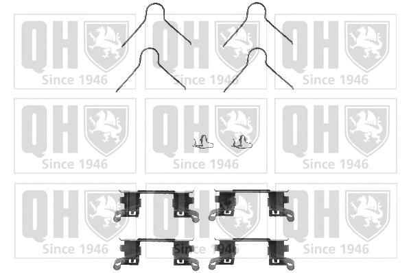 Accessory Kit, disc brake pad (BFK834)