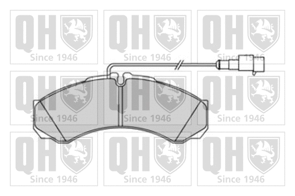 Brake Pad Set, disc brake (BP1622)