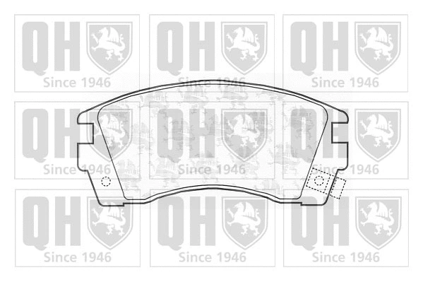 Brake Pad Set, disc brake (BP736)
