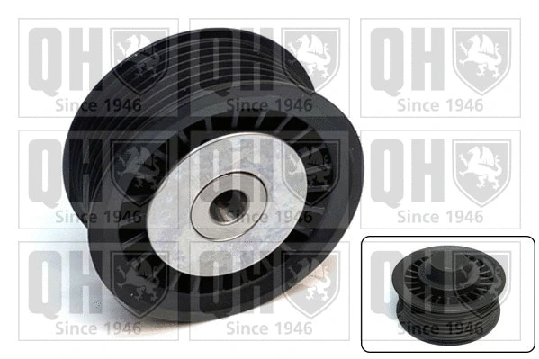 Deflection/Guide Pulley, V-ribbed belt (QTA1636)