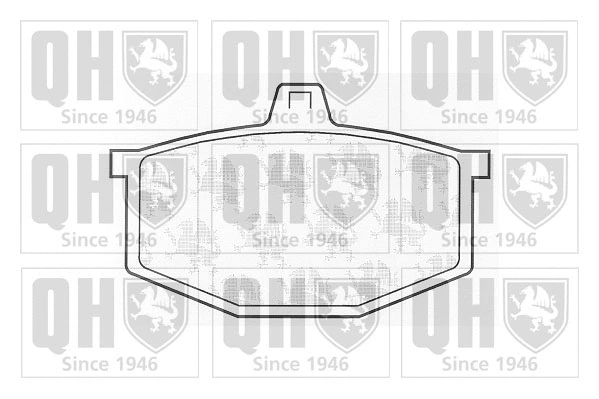 Brake Pad Set, disc brake (BP199)