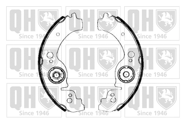 Brake Shoe Set (BS626K)