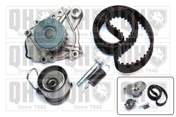 Water Pump & Timing Belt Kit (QBPK7590)