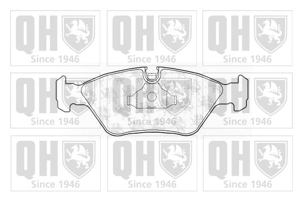 Brake Pad Set, disc brake (BP243)