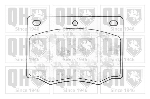 Brake Pad Set, disc brake (BP106)