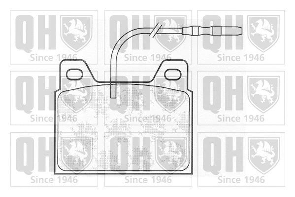 Brake Pad Set, disc brake (BP296)