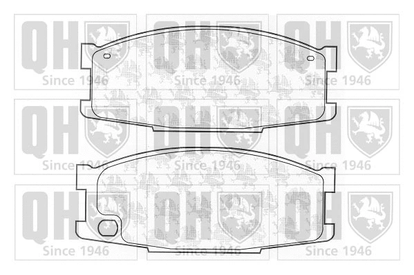 Brake Pad Set, disc brake (BP1206)