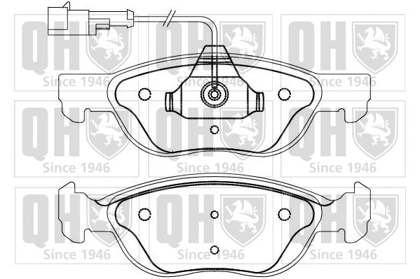 Brake Pad Set, disc brake (BP861)