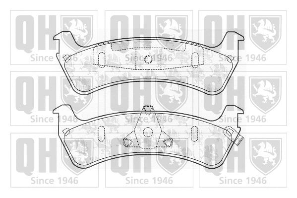 Brake Pad Set, disc brake (BP1058)