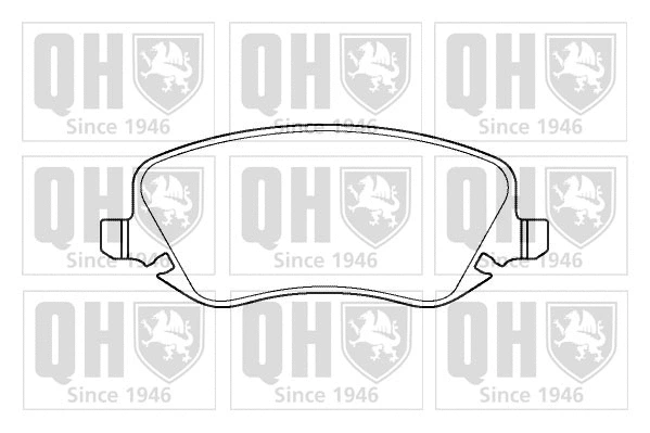 Brake Pad Set, disc brake (BP1400)