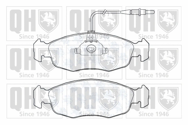 Brake Pad Set, disc brake (BP604)