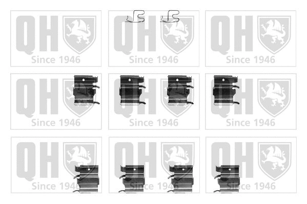 Accessory Kit, disc brake pad (BFK899)