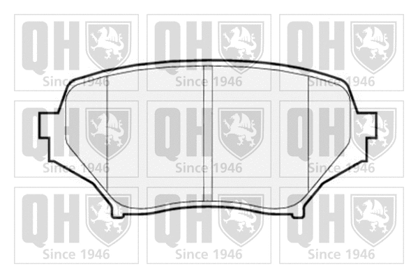 Brake Pad Set, disc brake (BP1522)