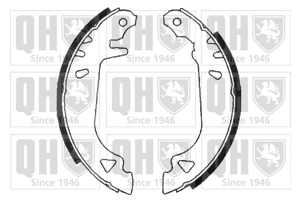 Brake Shoe Set (BS775)
