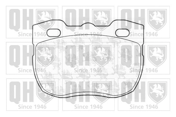 Brake Pad Set, disc brake (BP481)