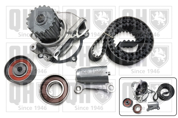 Water Pump & Timing Belt Kit (QBPK7340)