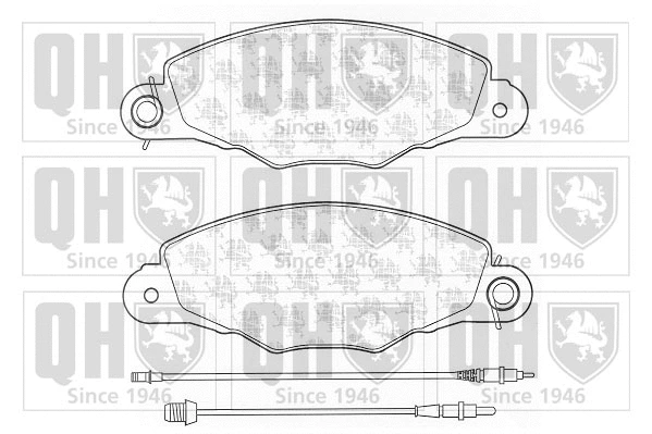 Brake Pad Set, disc brake (BP1253)