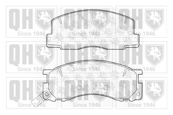 Brake Pad Set, disc brake (BP965)