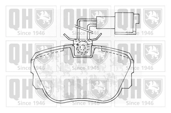 Brake Pad Set, disc brake (BP534)
