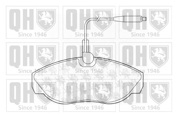 Brake Pad Set, disc brake (BP810)